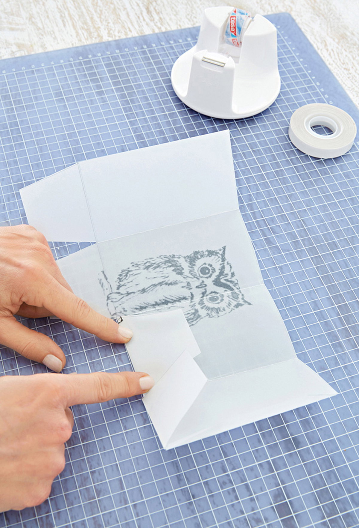 Step 2: Kanten, Ecken und Linien falten 