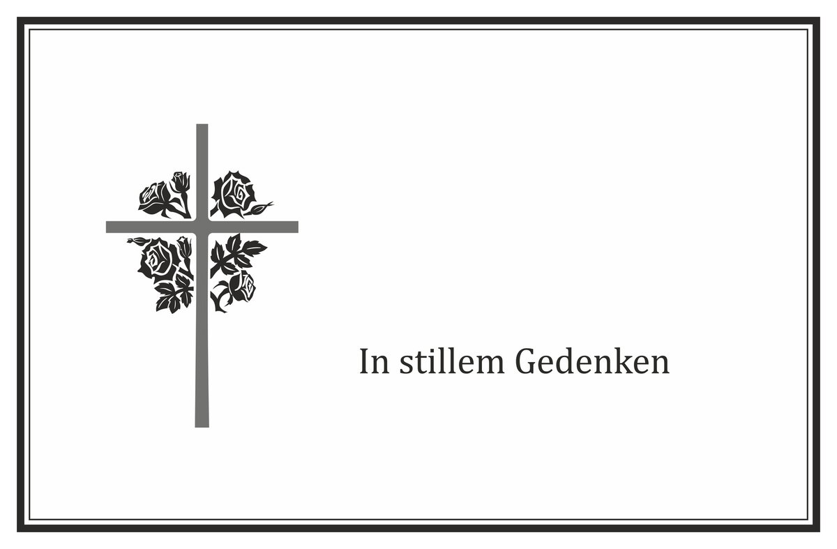 Ein Bestattungsunternehmen hilft meist bei Entwurf und Herstellung der Trauerkarten