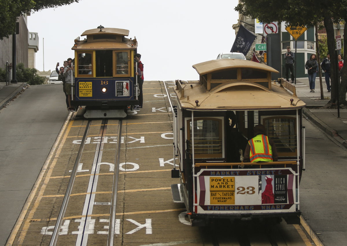 Mit der Cable Car Bahn zu fahren, ist ein bleibendes Erlebnis