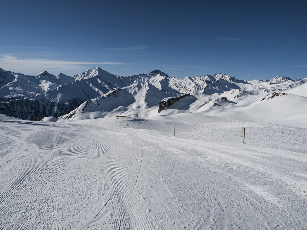 Lange Abfahrten bieten die österreichischen Skigebiete allesamt