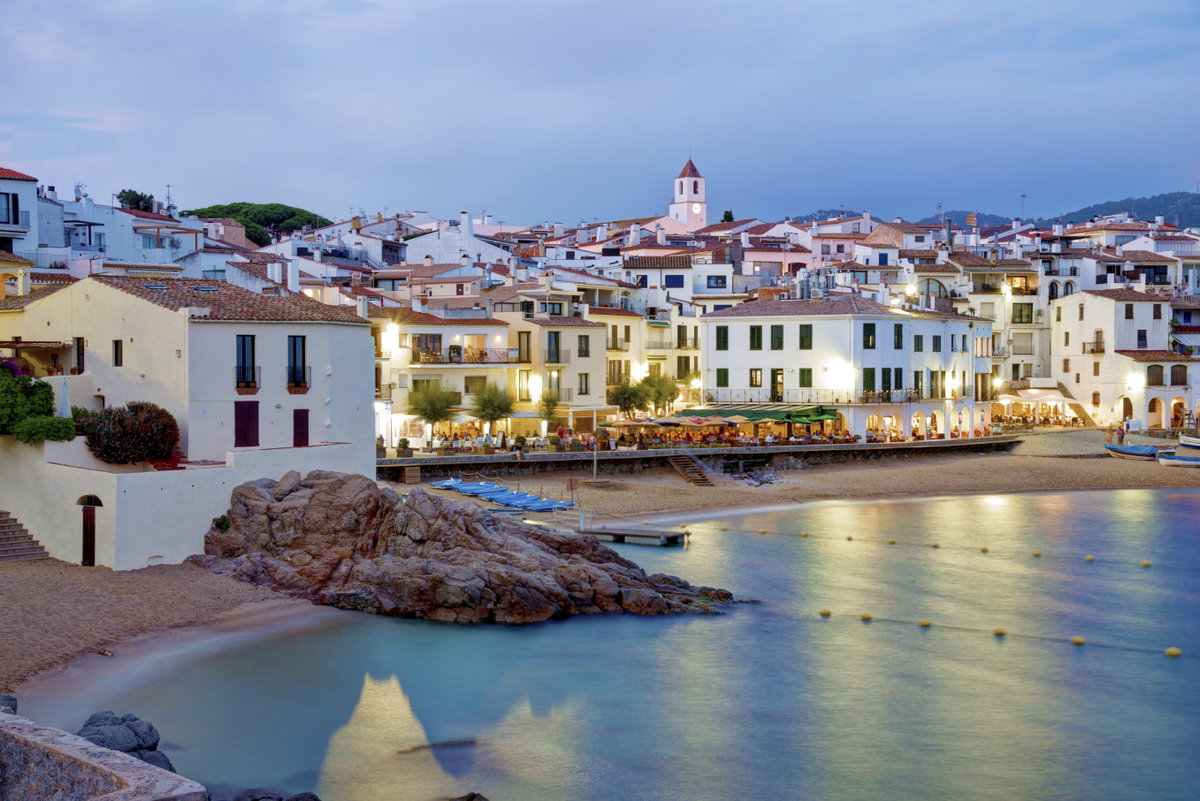 Abendstimmung an der Costa Brava: Urlaubs-Stimmung pur