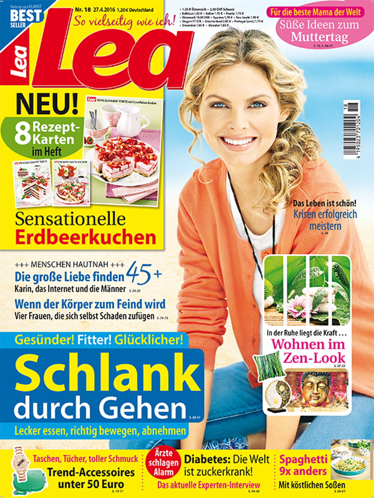 Die neue Lea, ab Mittwoch, 27. April, im Handel.