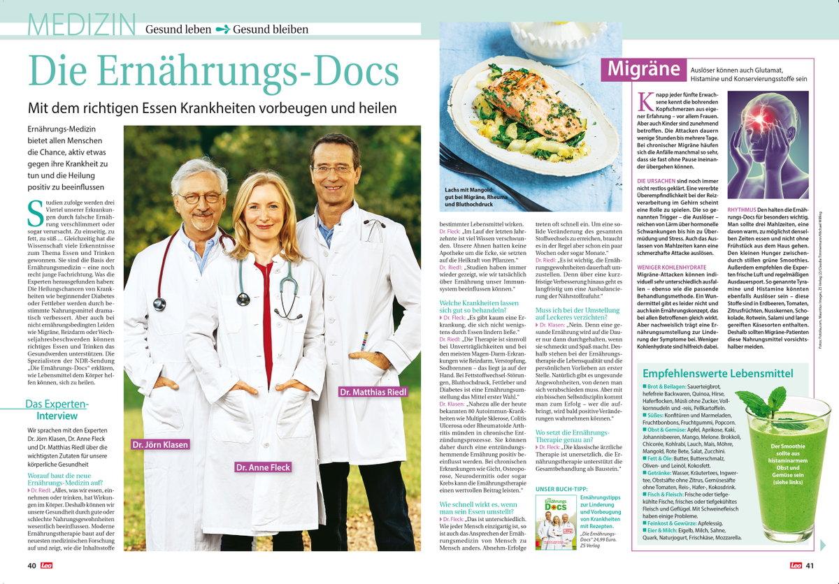 In der neue LEA lesen Sie alles über gesunde Ernährung
