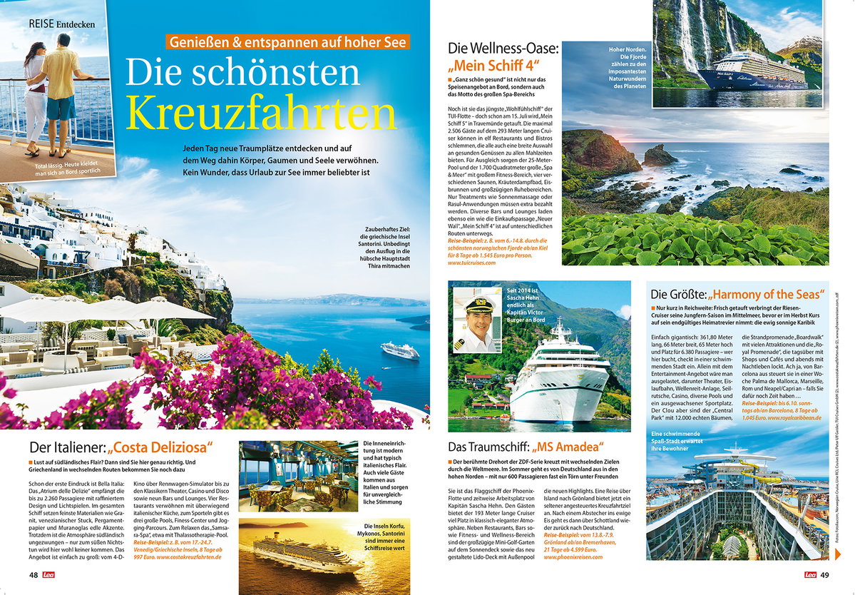 Diese Kreuzfahrten müssen Sie 2016 machen