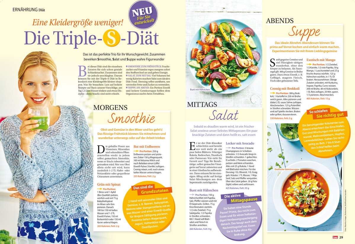 Schnell schlank mit der Triple-S-Diät