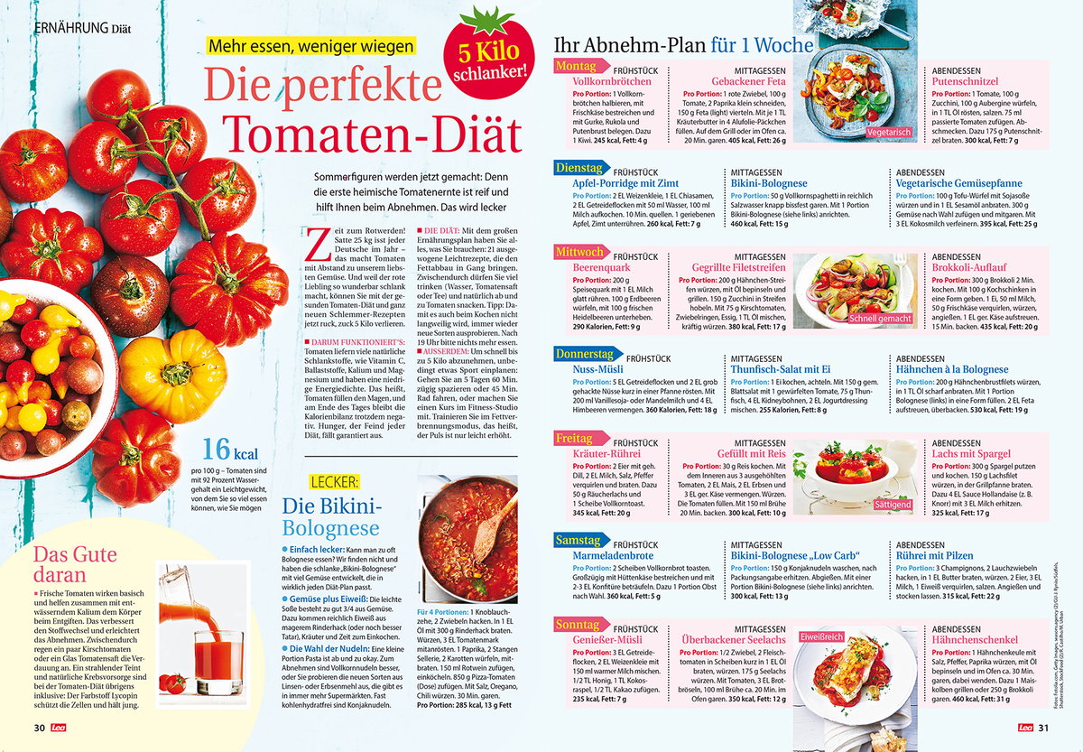 Die perfekte Tomaten-Diät