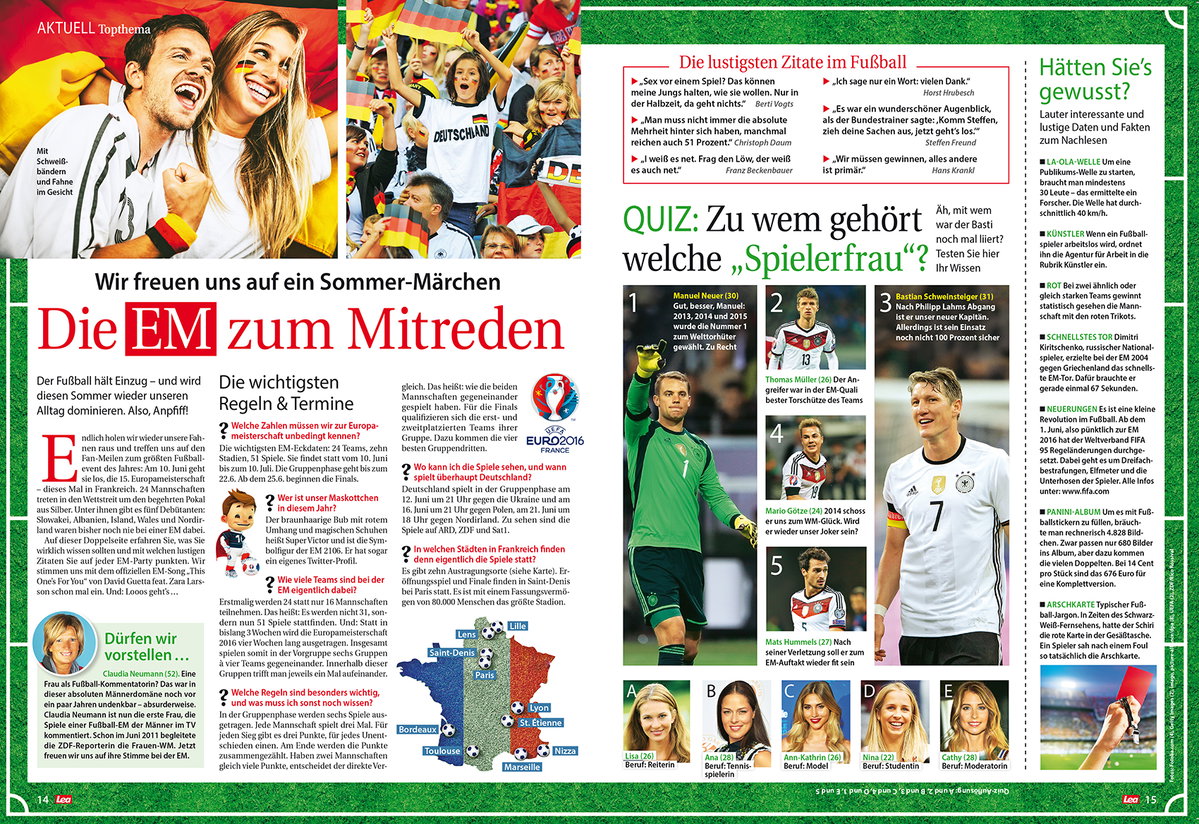Die EM zum Mitreden