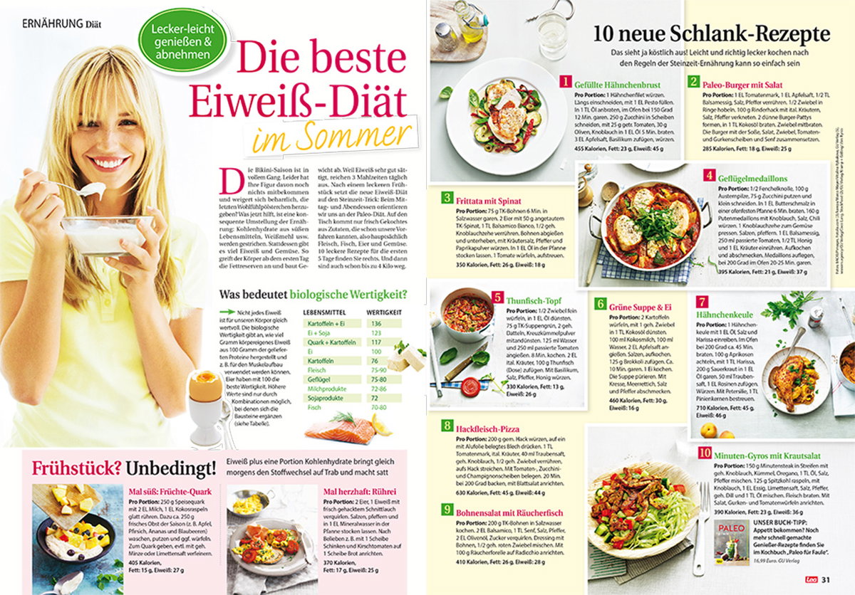 Die beste Eiweißdiät im Sommer: Lecker-leicht genießen und abnehmen
