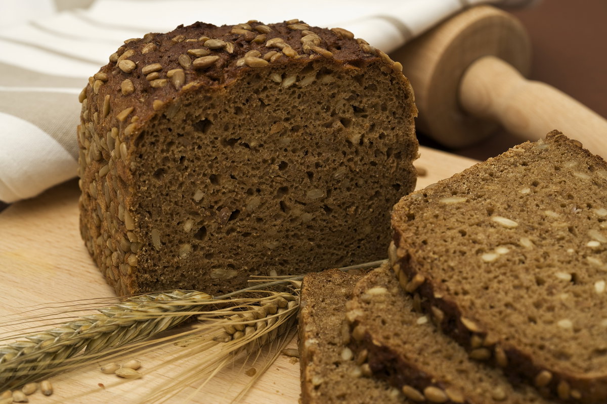 Sehr viele Ballaststoffe sind im Vollkornbrot enthalten