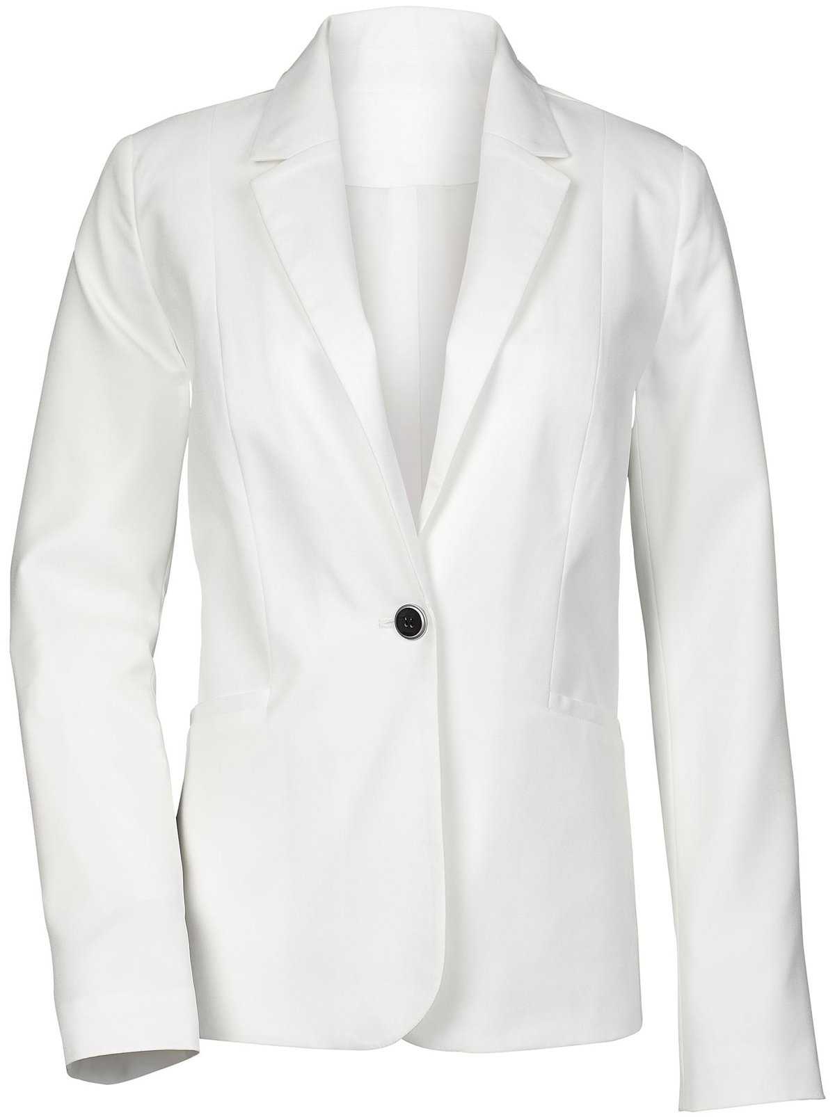 Mit einem weißen Blazer lässt sich das Kleid kombinieren