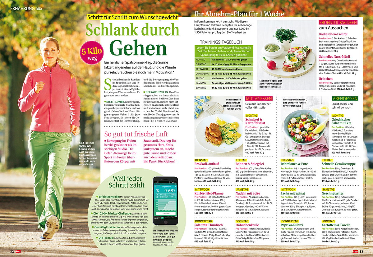 Schritt für Schritt zum Wunschgewicht: So effektiv ist Gehen!