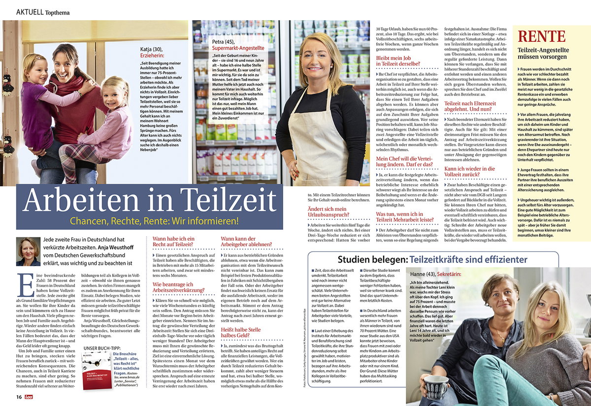 Welche Chancen birgt das Arbeiten in Teilzeit?
