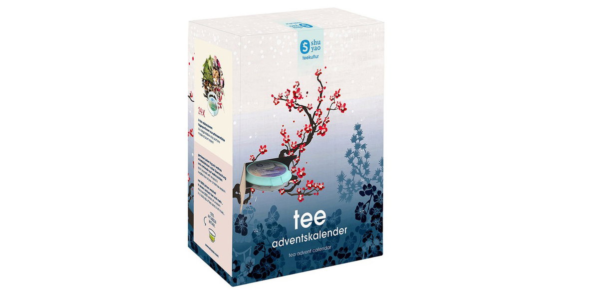 Abwarten und Tee trinken ist das Motto in der Weihnachtszeit. Shuyao verkürzt uns die Wartezeit mit 24 leckeren Tagesportionen naturreiner und exklusiver Teesorten. Von Shuyao über Douglas, ca. 39,99 €