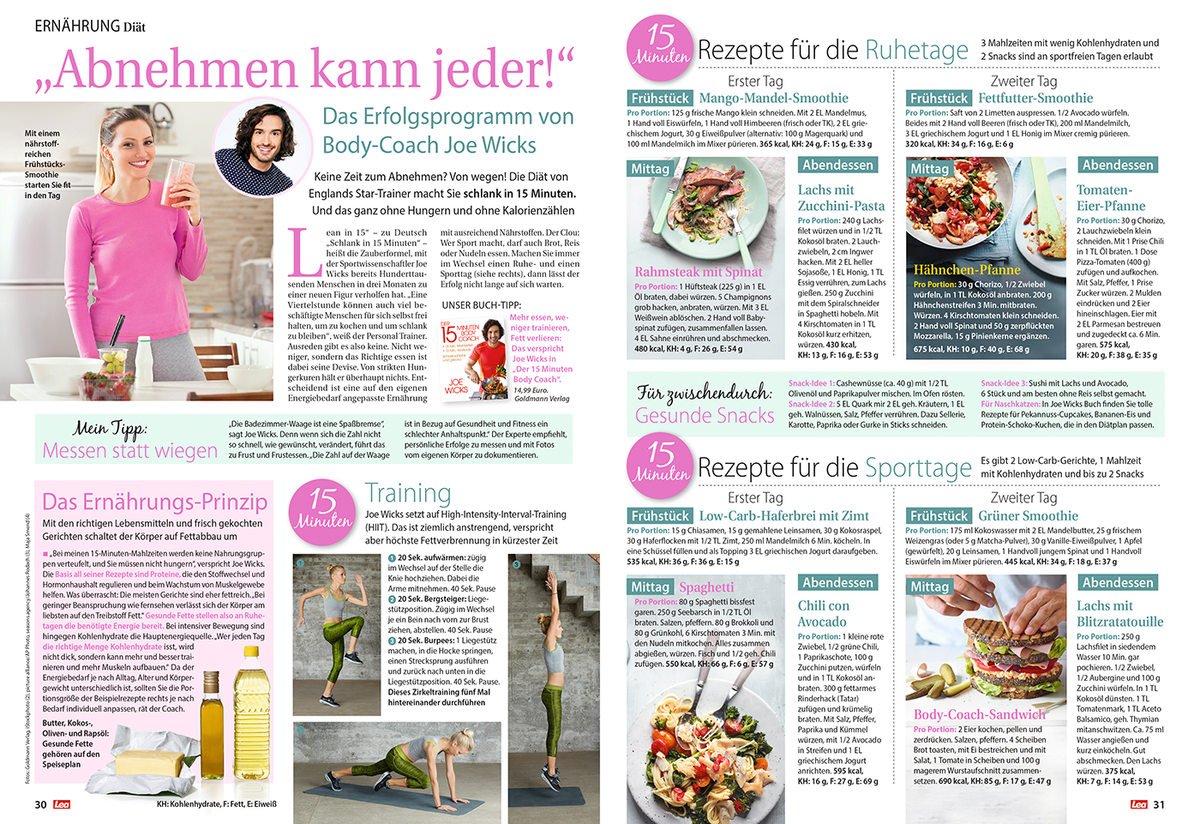 „Abnehmen kann jeder!“ - Das Erfolgsprogramm von Body-Coach Joe Wicks