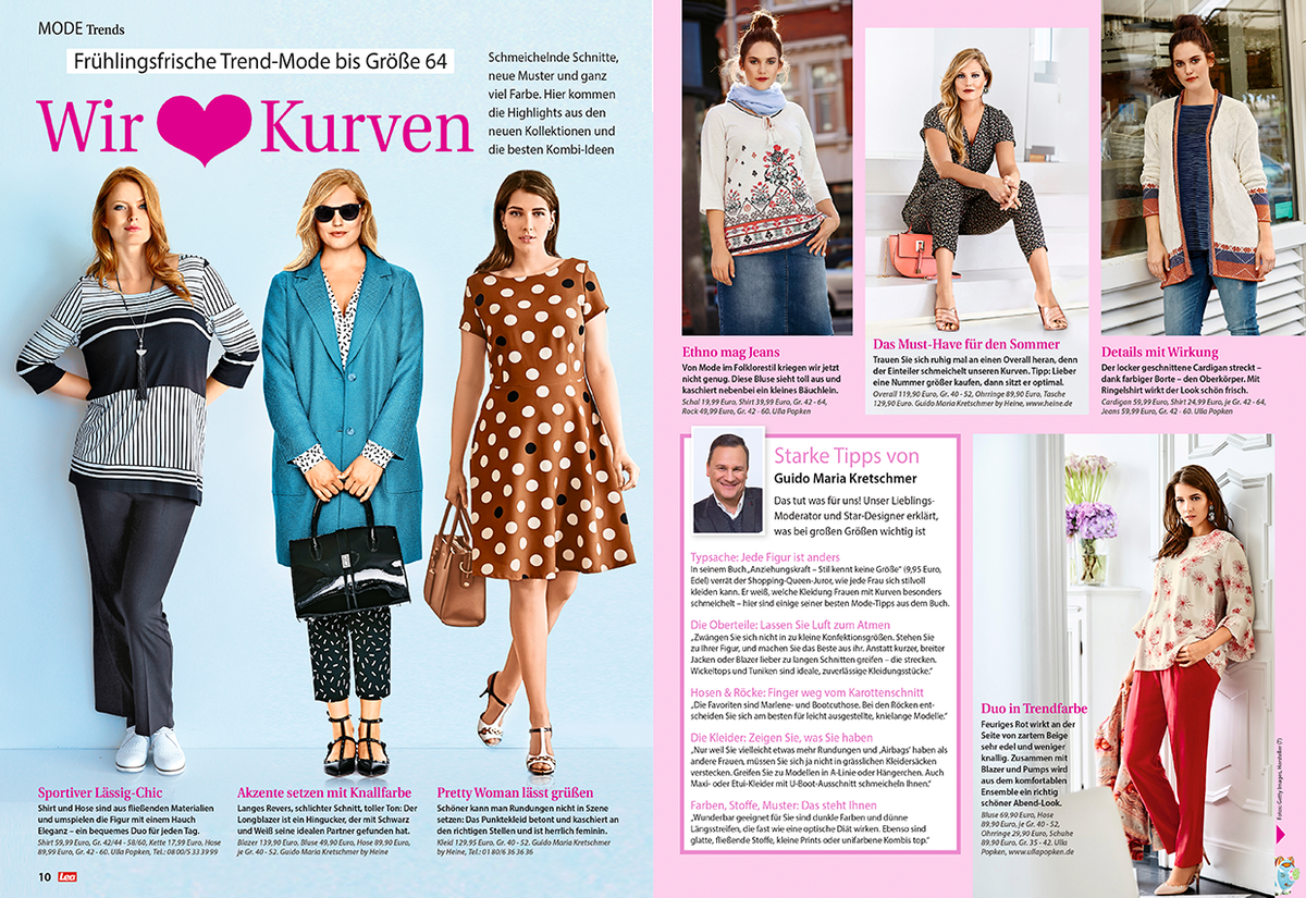 Wir lieben Kurven - Frühlingsfrische Trend-Mode bis Größe 64