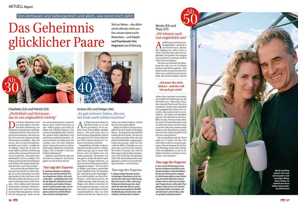 Das Geheimnis glücklicher Paare - Von Vertrauen und Geborgenheit und allem, was sonst noch zählt