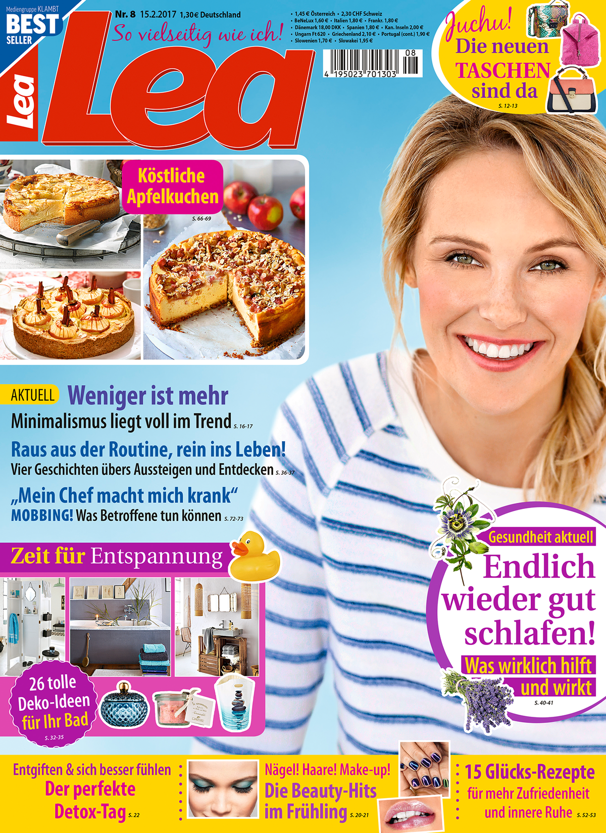 Ab heute am Kiosk: Die neue Lea Nummer 8 mit folgenden spannenden Themen…