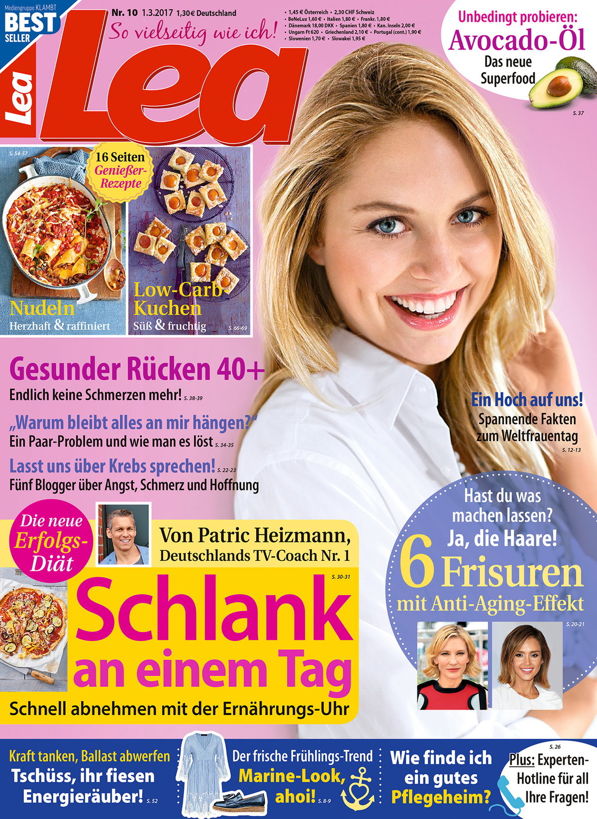 Die neue Lea ist am Kiosk. In Ausgabe 10 erwarten Sie folgende Storys