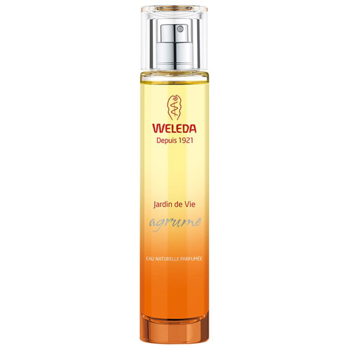 Pure Lebensfreude: Ein frischer Duft mit dem fruchtigen Aroma von Grabefruit und Mandarine. Weleda Jardin de Vie, ca. 19,99 €