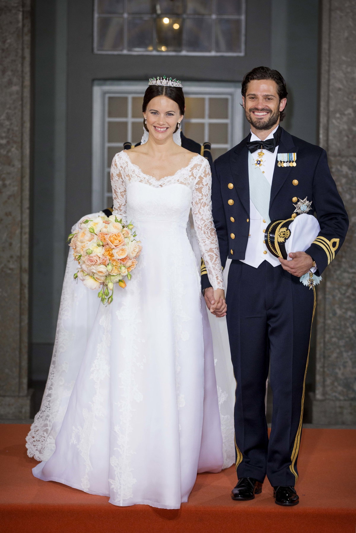 Hochzeitsfoto von Carl Philip von Sofia