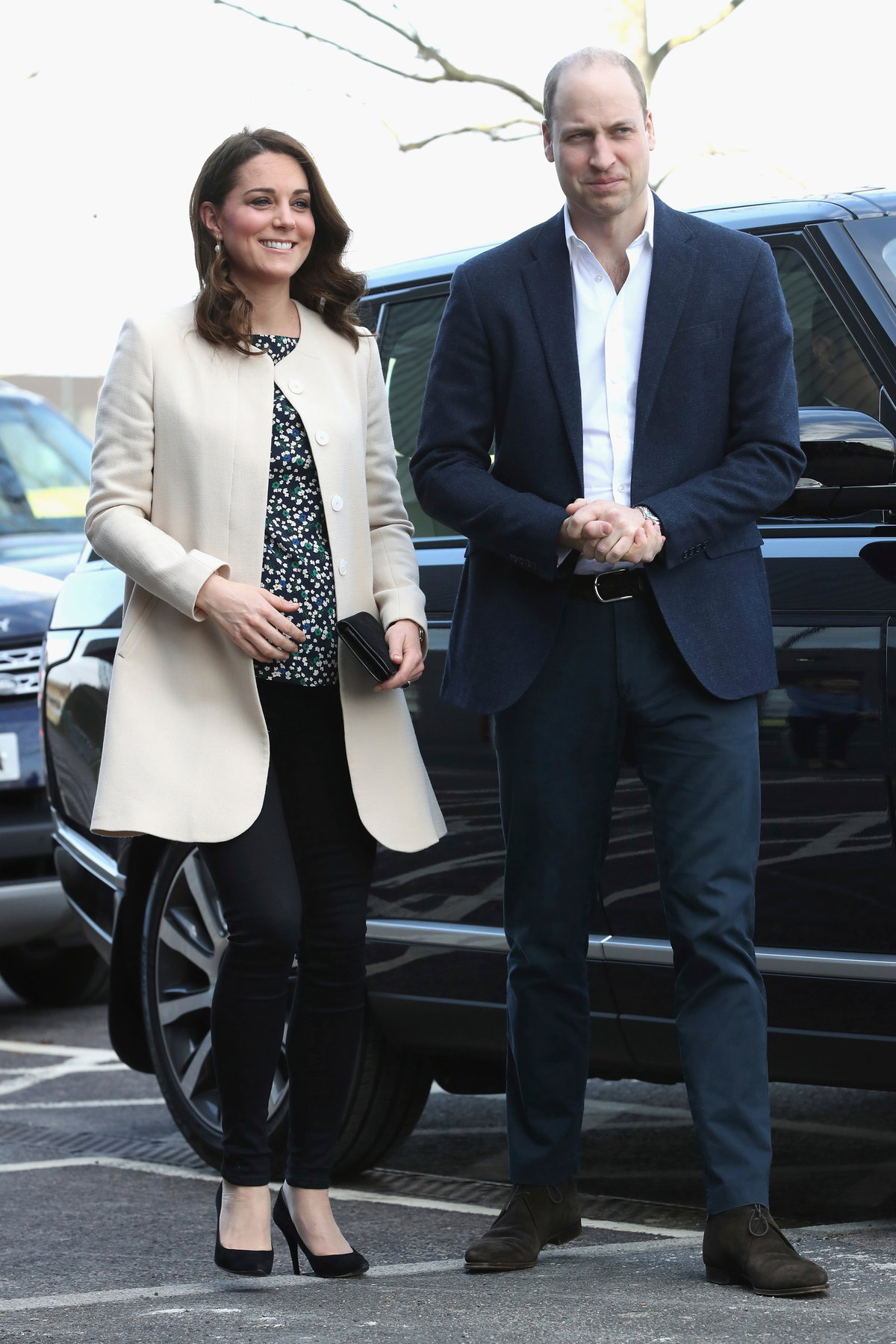 Herzogin Catherine und Prinz William sind im St. Marys Hospital angekommen