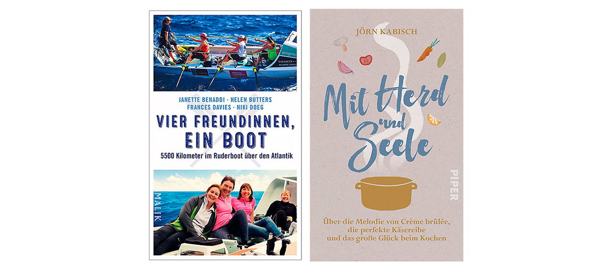 Podcast-Buchvorstellung: „Vier Freundinnen, ein Boot“ und „Mit Herd und Seele“