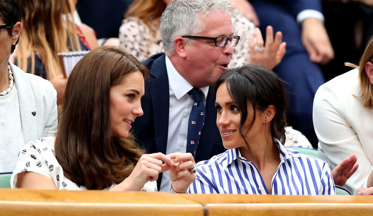 Kate und Meghan beim Wimbledon-Turnier 2018