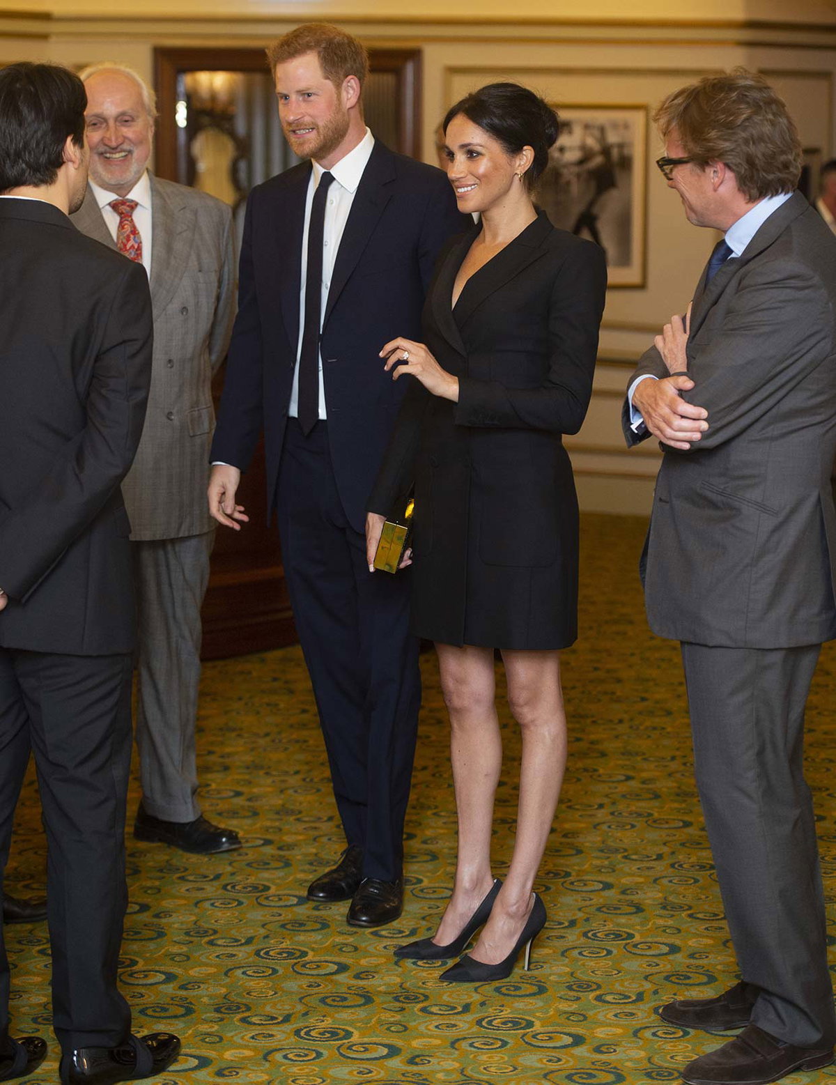 Meghan Markle auf der Galavorstellung des Musicals „Hamilton"