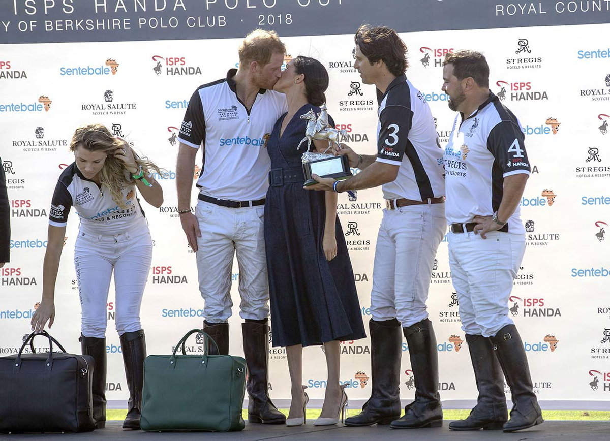 Prinz Harry und Meghan beim Sentebale ISPS Handa Polo Cup
