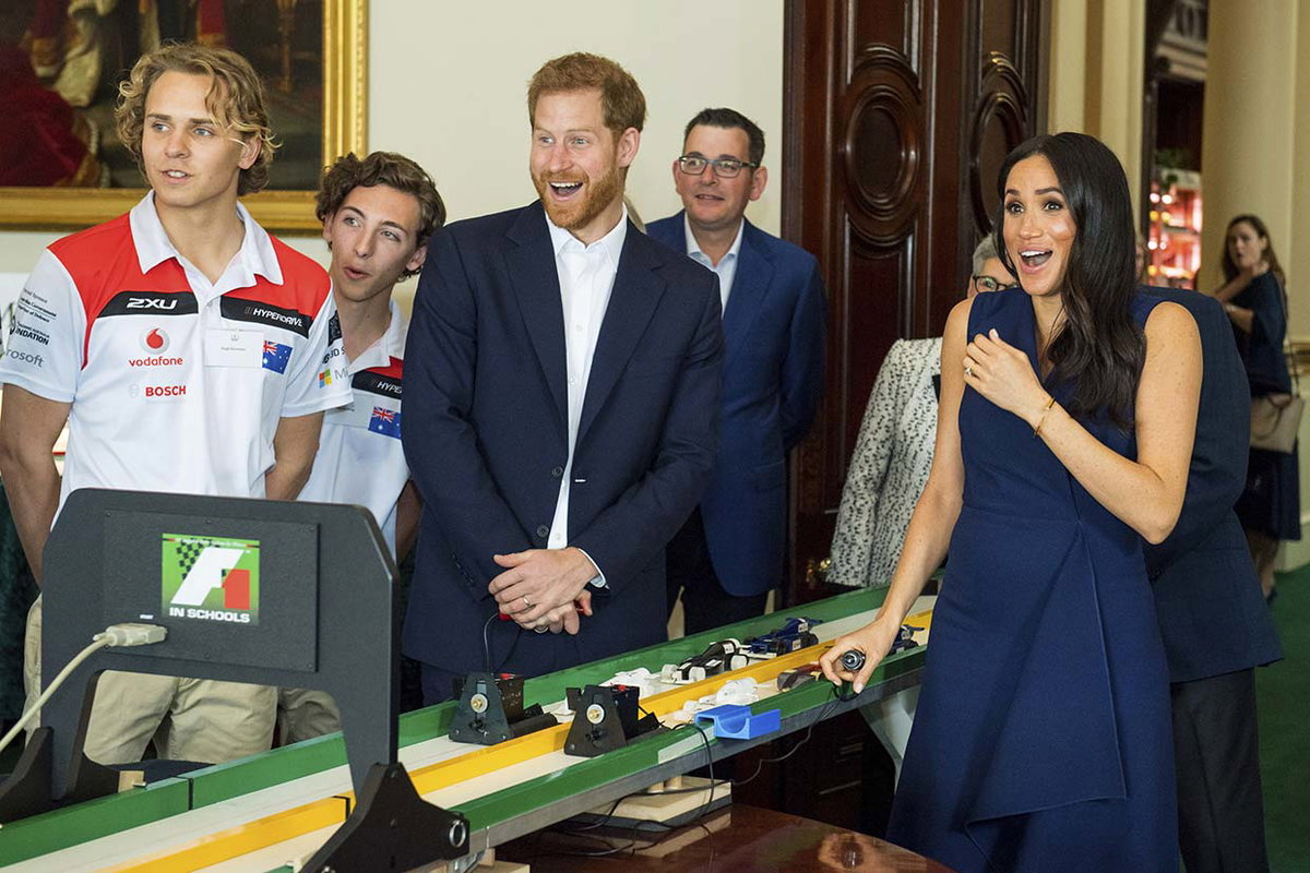 Prinz Harry und Meghan in Australien Oktober 2018 Formel 1