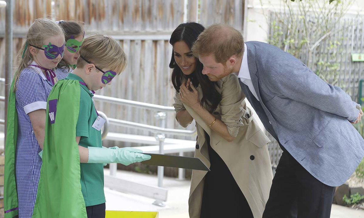 Prinz Harry und Meghan in Australien Oktober 2018