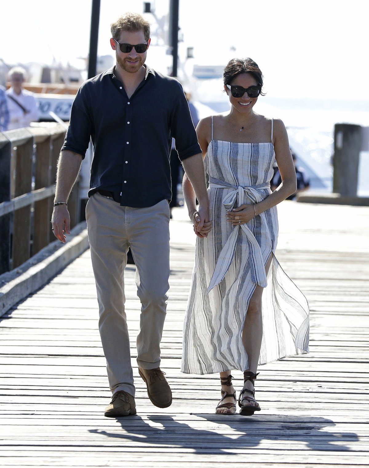 Der britische Palast verkündete die freudigen Baby-News kurz bevor Harry und Meghan ihre große Australienreise antraten.