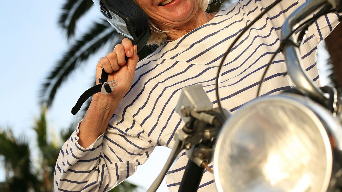 Spätes Glück: Constanze hat sich mit 51 Jahren ein Motorrad gekauft
