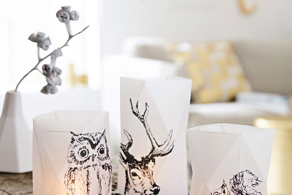 Autumn decoration DIY: Delicate light creatures