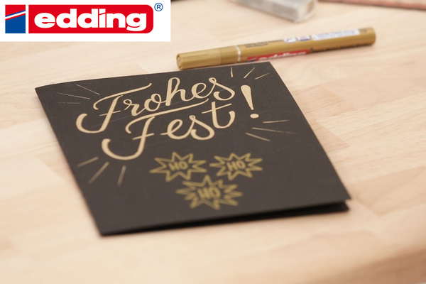 Hand lettering: How to design personalized Christmas cards with faux calligraphy