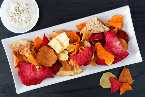 Low in carbohydrates and fat: vegetable chip recipes without frying