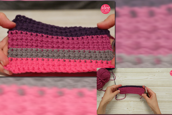 Learn to crochet: Color change