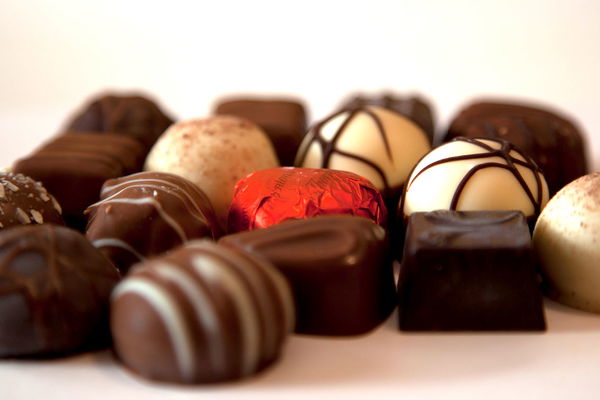 Wine and chocolate