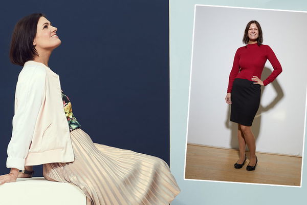 Big makeover: "Yes, I think I look great today!"