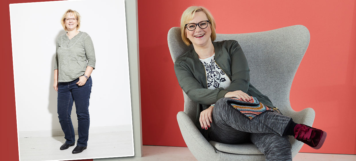 Big makeover: Angela wanted a new look for her styling
