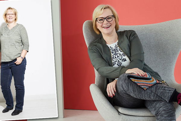 Big makeover: Angela wanted a new look for her styling