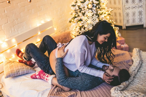 A quickie at Christmas - a quick way to relieve stress