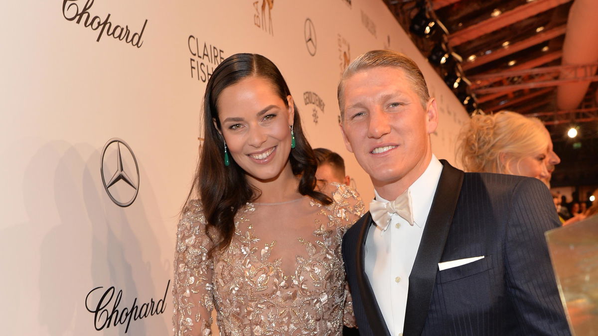 Bastian Schweinsteiger and Ana Ivanovic show off their sweet baby boy