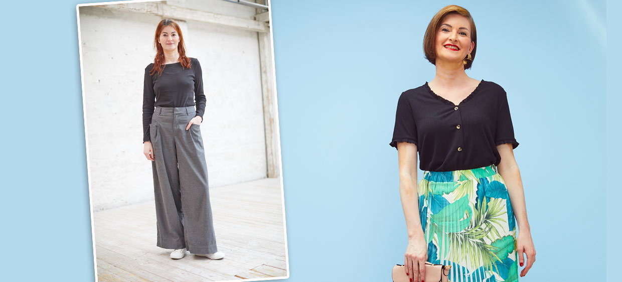 Stor makeover: nye outfits og en bob til Katja