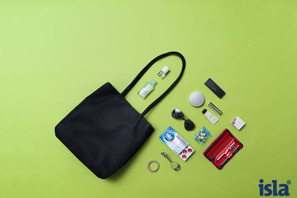 Always with you: a look inside stewardess Tina K's handbag.