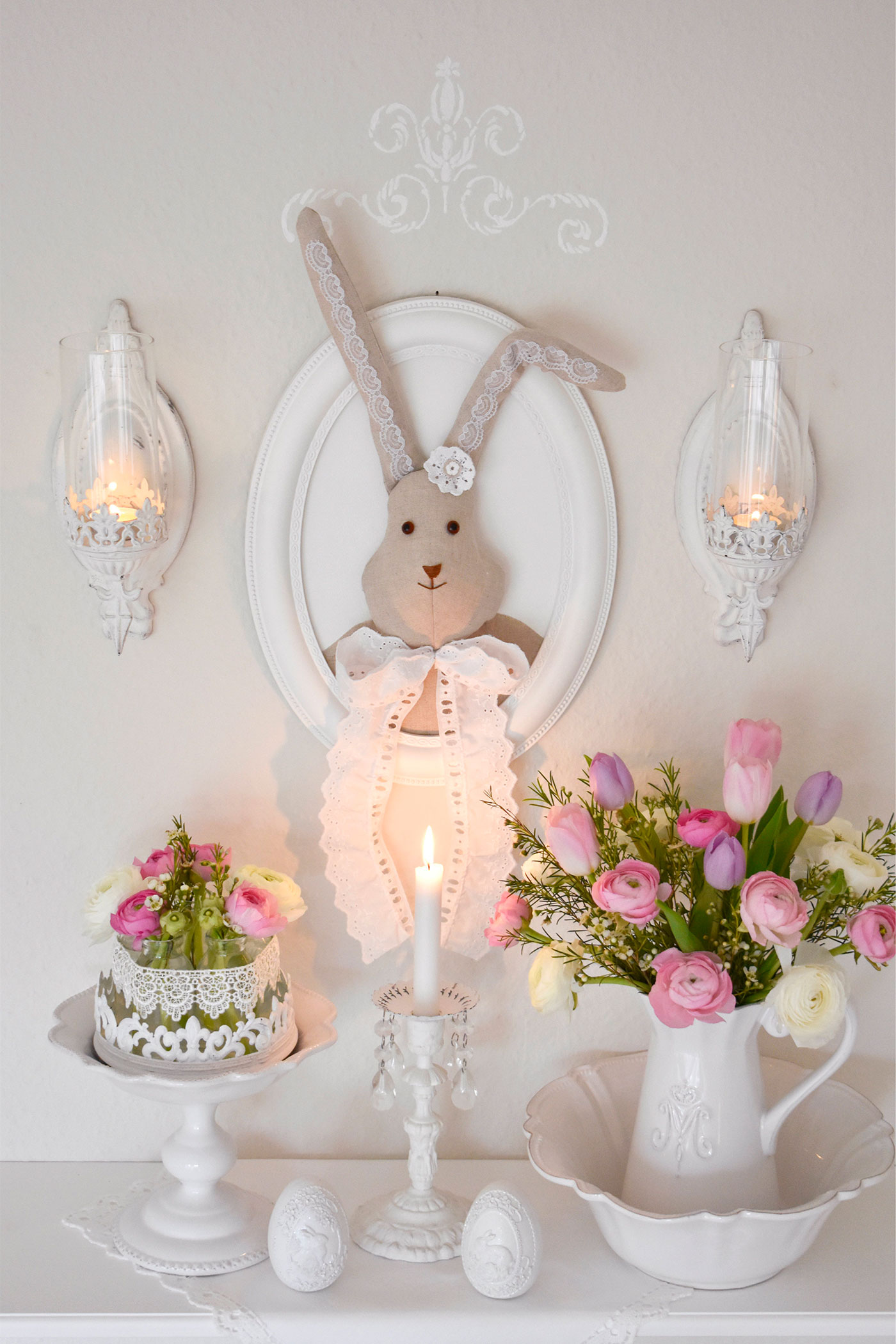 Instructions de bricolage : Lapin en peluche dans un cadre photo