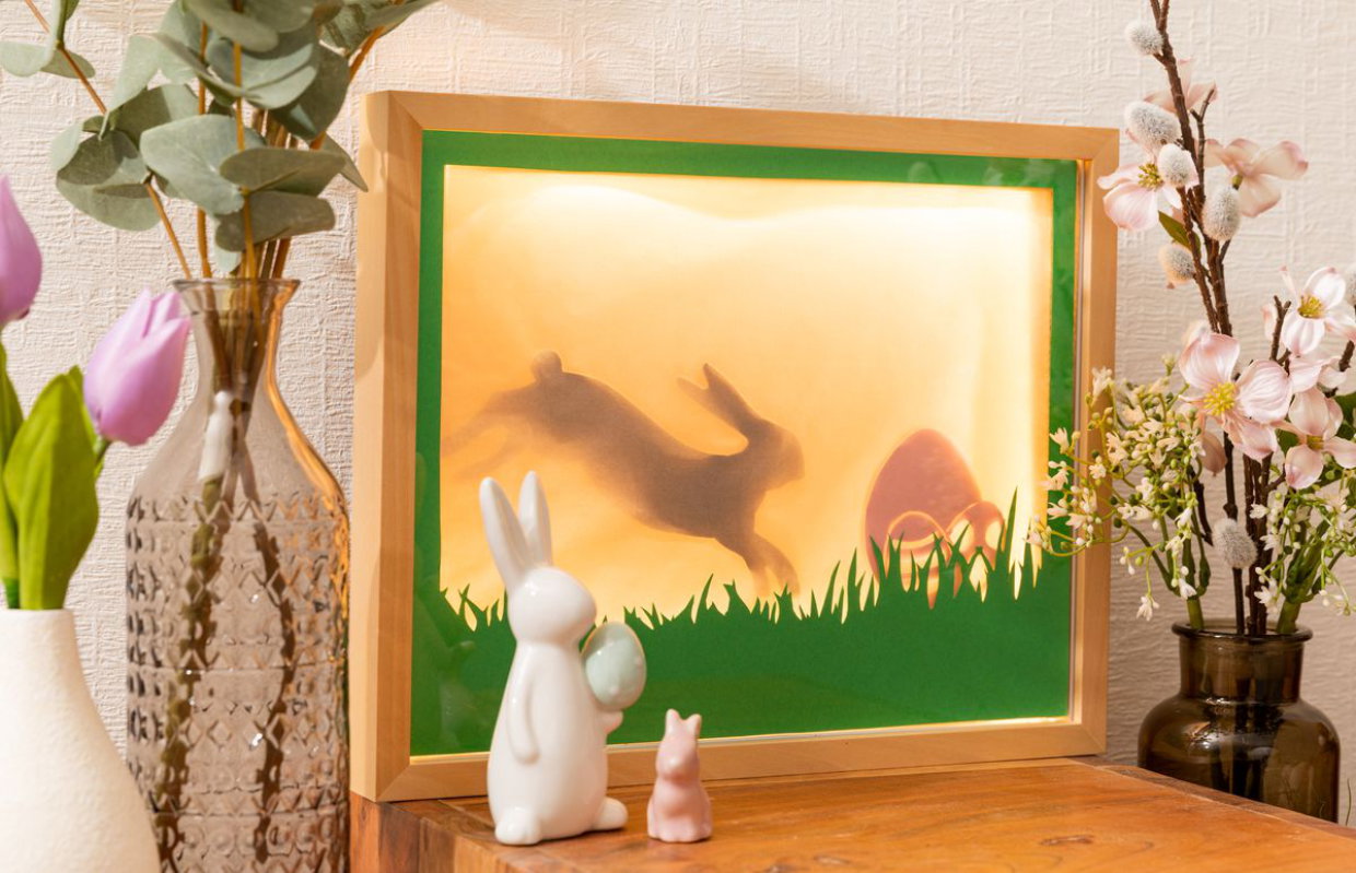 DIY : Bricoler soi-même un tableau lumineux de Pâques