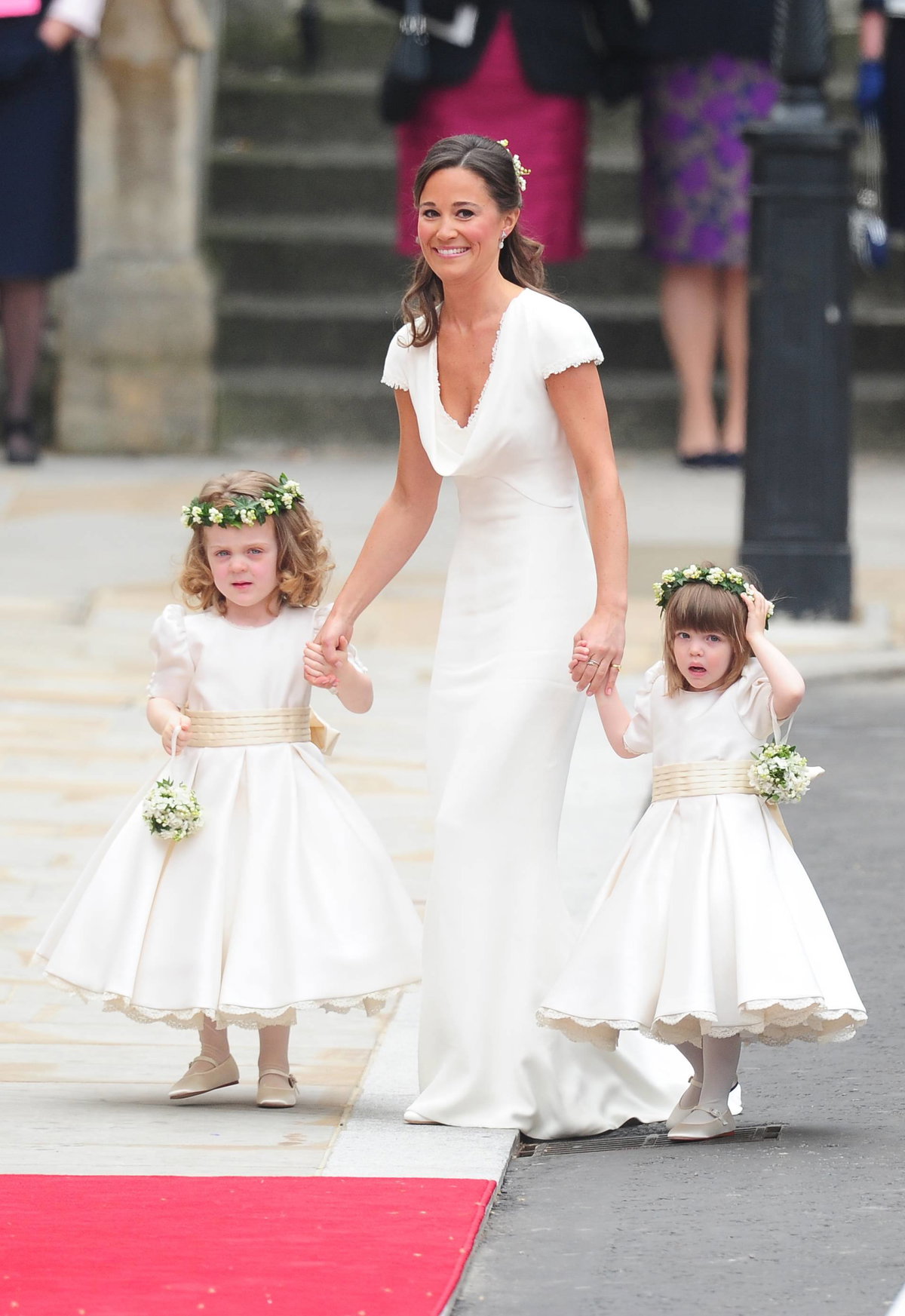 Pippa Middleton auf der Hochzeit ihrer Schwester Kate Middleton