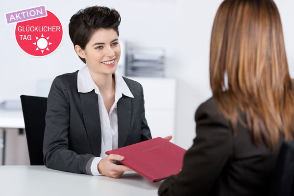 New job, new luck: you're hired!
