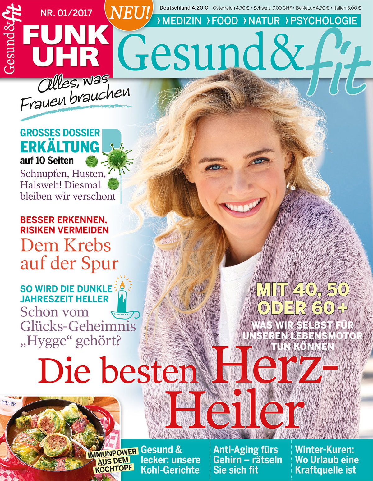 Cover des Sonderhefts FUNK UHR Gesund & fit